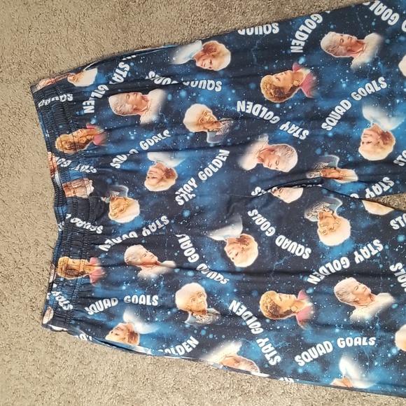 THE GOLDEN GIRLS LOUNGE PANTS SLEEP BIOWORLD ABC STUDIOS MENS SIZE L COMFY FUN - Picture 4 of 5